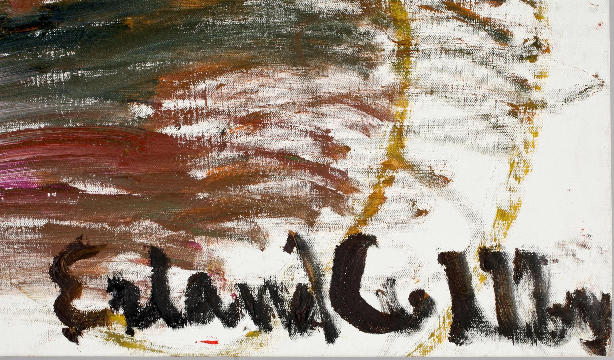 ERLAND CULLBERG, olja på duk, sign.