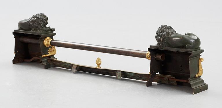 ELDHUNDAR, ett par. Frankrike, 1800-talets mitt.