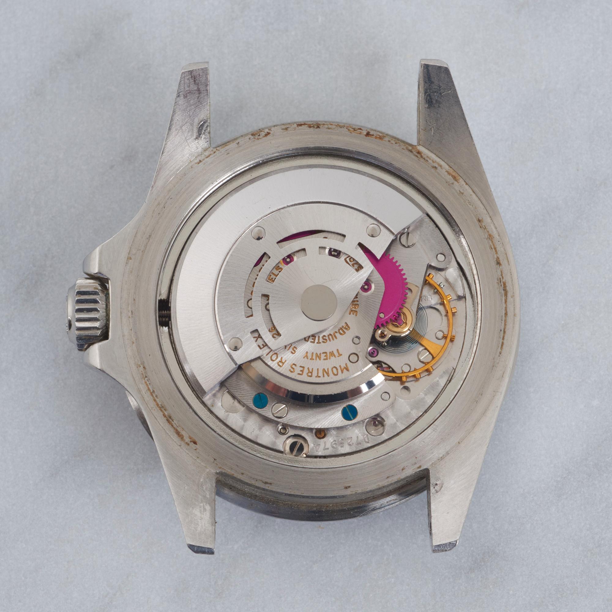 ROLEX, Oyster Perpetual Date, Submariner (660ft=200m, SWISS-T, Mark IV), Chronometer, "Red text".
