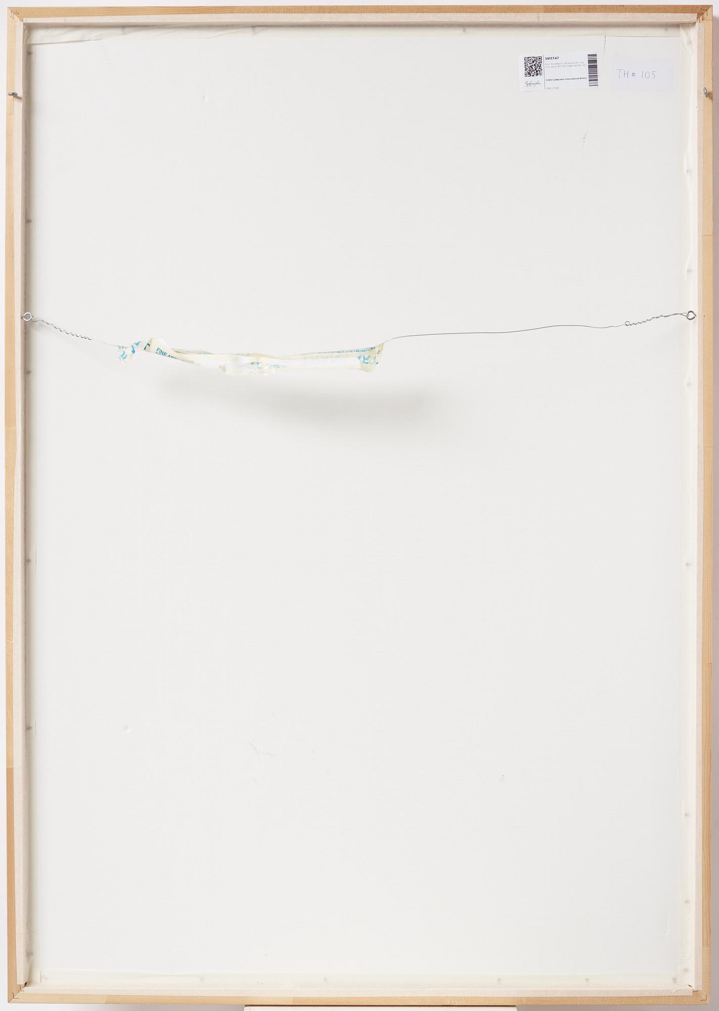 Ivor Abrahams, silkscreen, 1978. Signed and numbered 47/100.