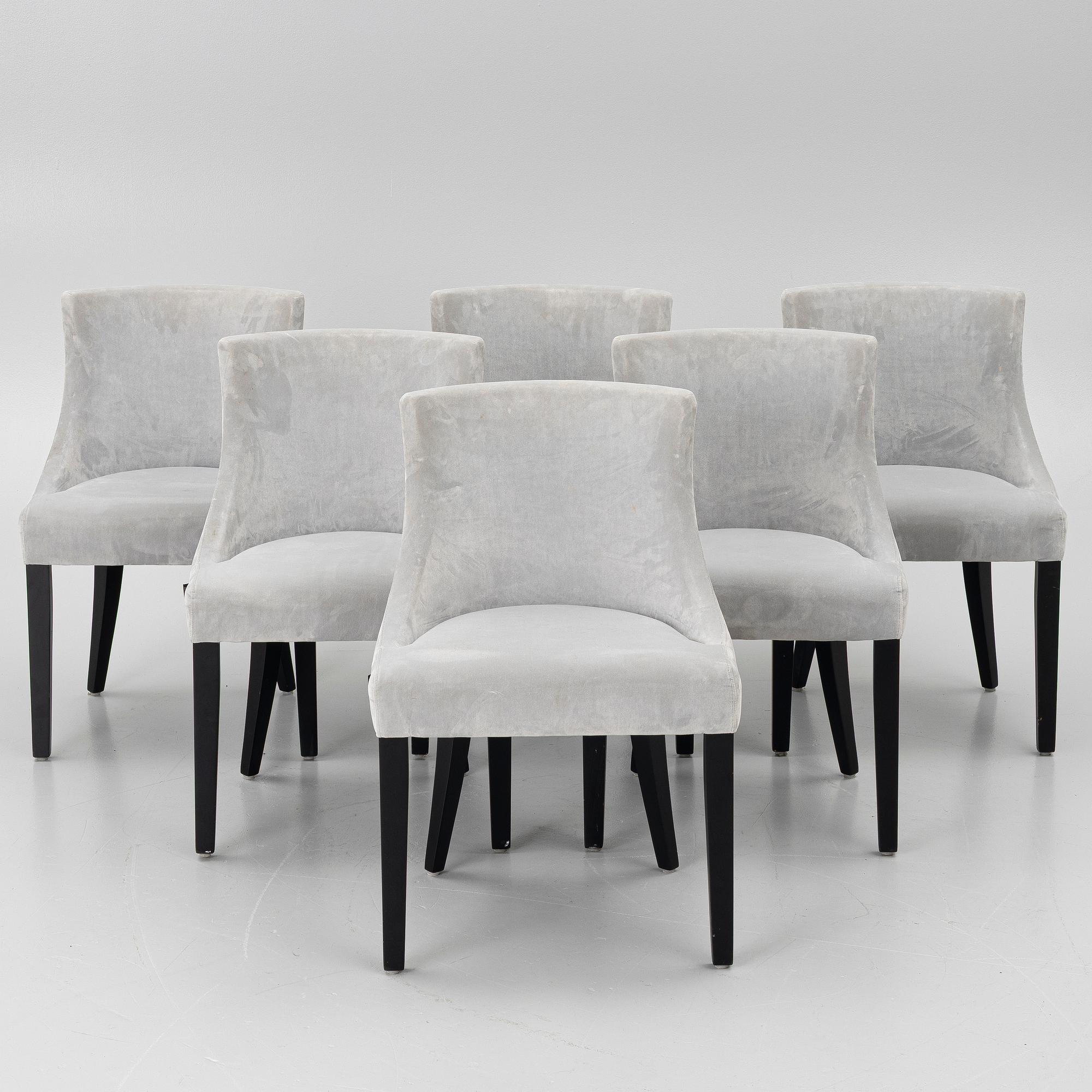 Six chairs, Homeline, Posh Living, contemporary.