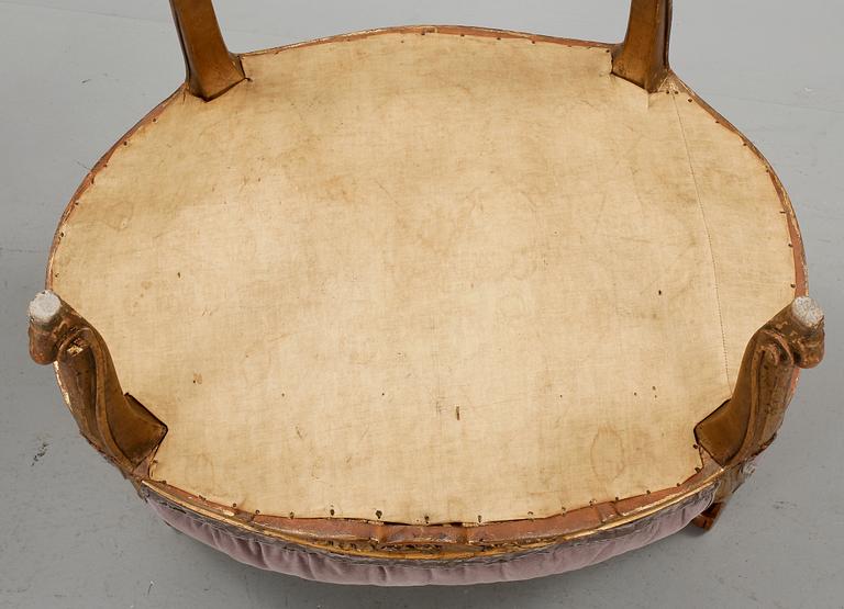 BERGERE, rokokostil, 1800-talets andra hälft.