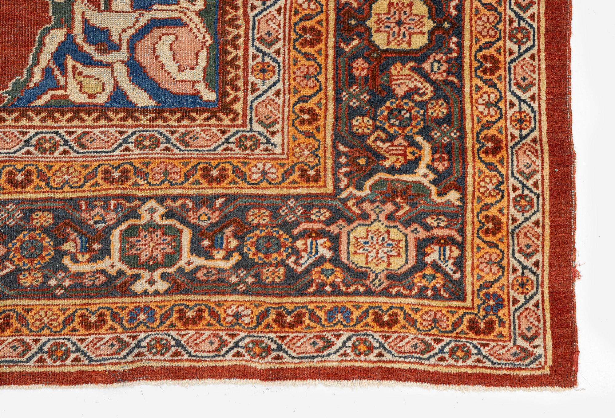 An antique Mahal carpet, West Persia, c. 358 x 266 cm.