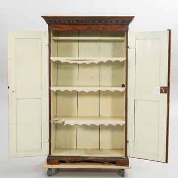 Cupboard, folk art, central Sweden, 19th century.