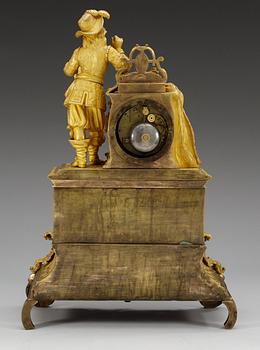 A French 19th century mantel clock.