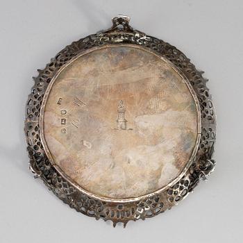 EBENEZER COKER, salver, silver, London 1765.