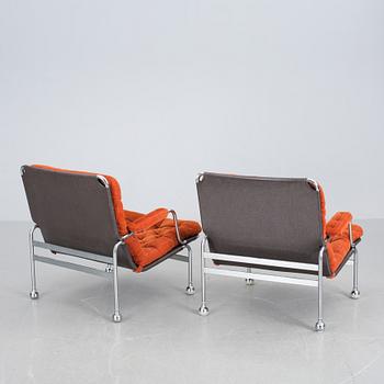 FÅTÖLJER, ett par, "Karin", Bruno Mathsson, Dux.