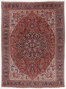 A semi-antique Ahar carpet, North west Persia, c. 410 x 300 cm.