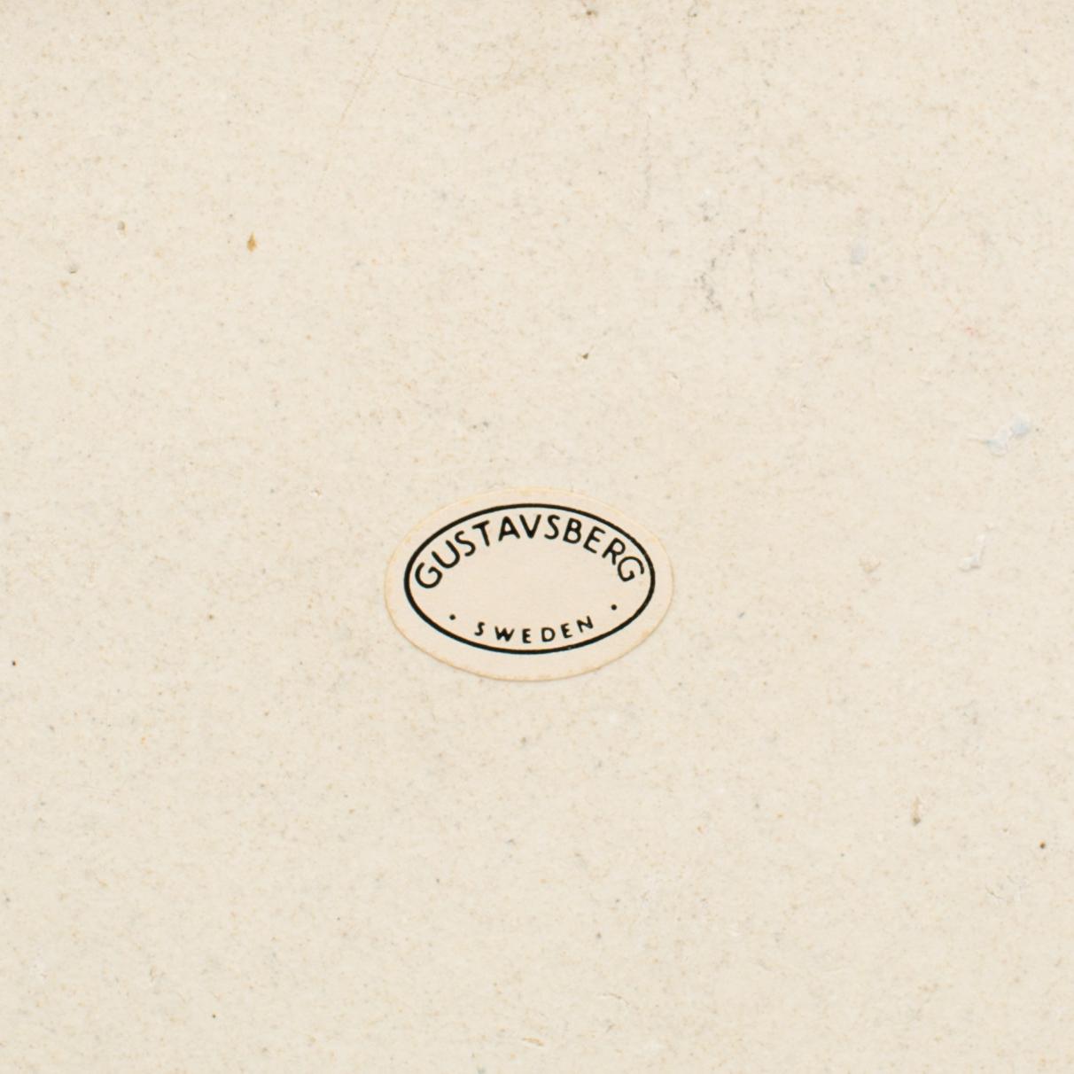 LISA LARSON, väggplatta, "Gamla stan", stengods, Gustavsberg.