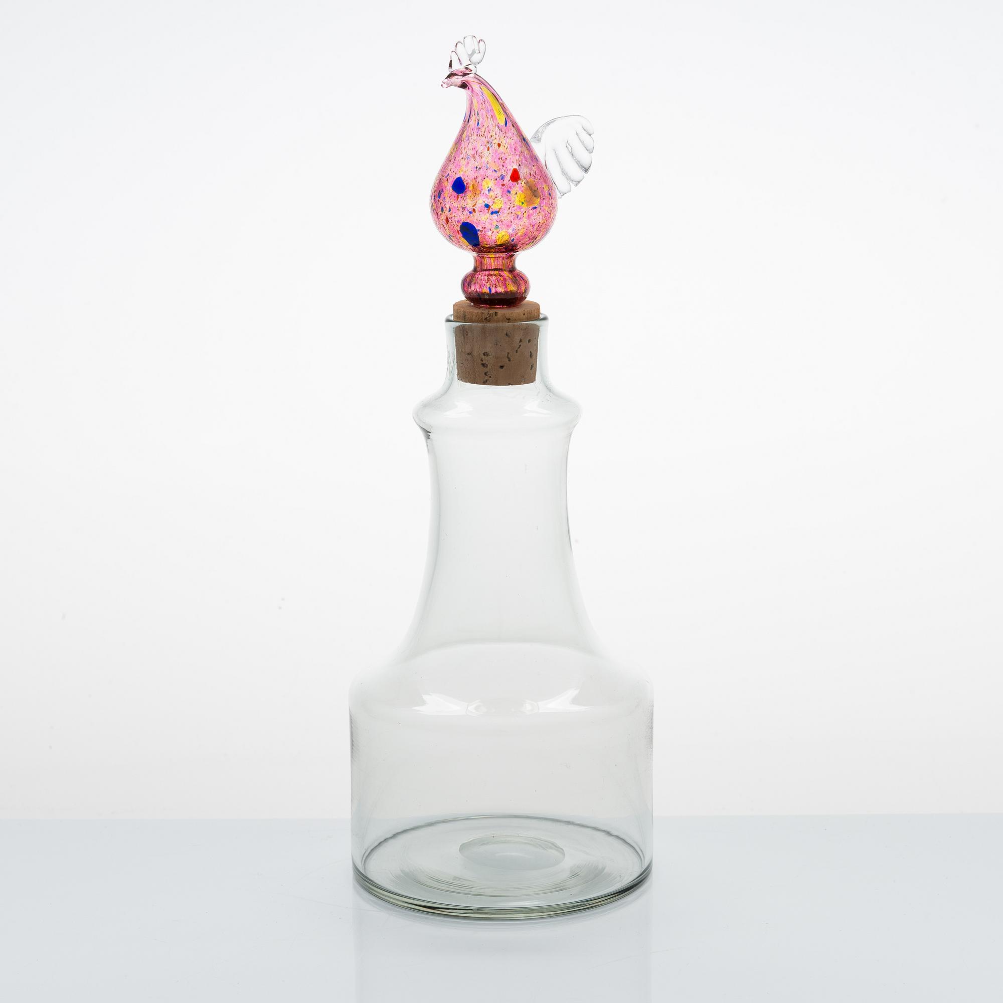 Kaj Franck, a decanter signed K. Franck, Nuutajärvi Notsjö -63.