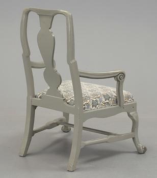 KARMSTOL, senbarock, 1700-tal.