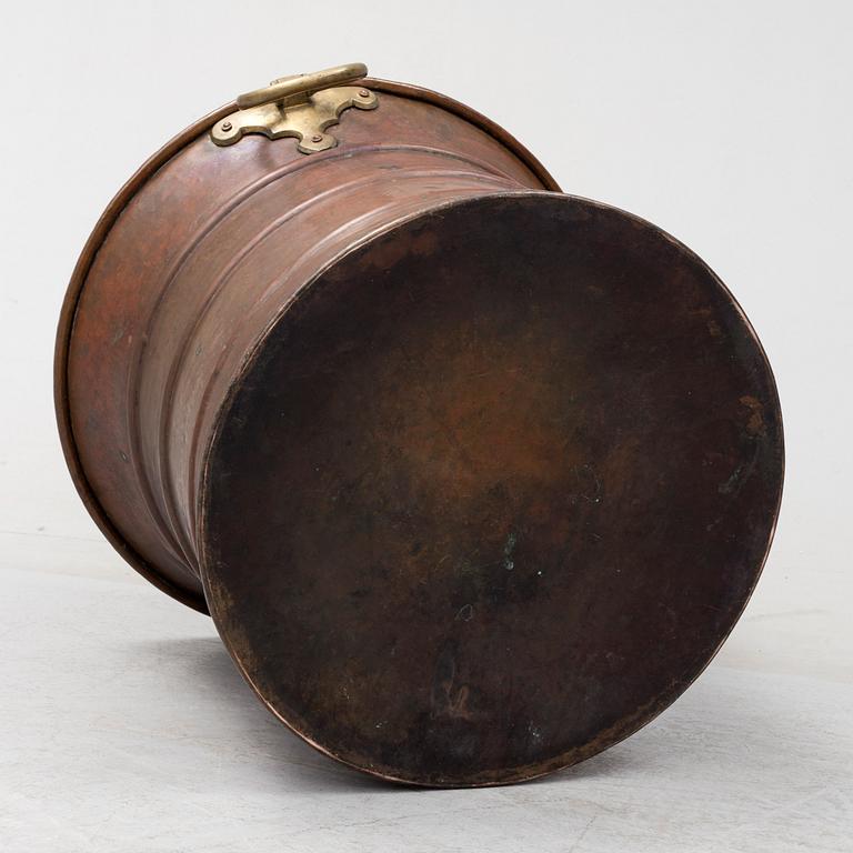 a copper tub from around 1900.