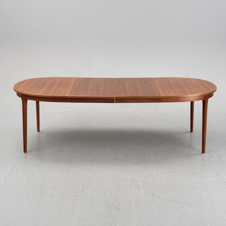 A teak dining table from Möbelfabriken Linden, Horda, 1960's.