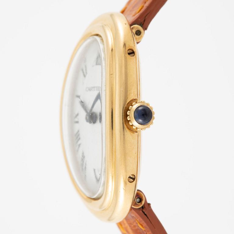 Cartier, Baignoire, "Paris Dial", ca 1980.