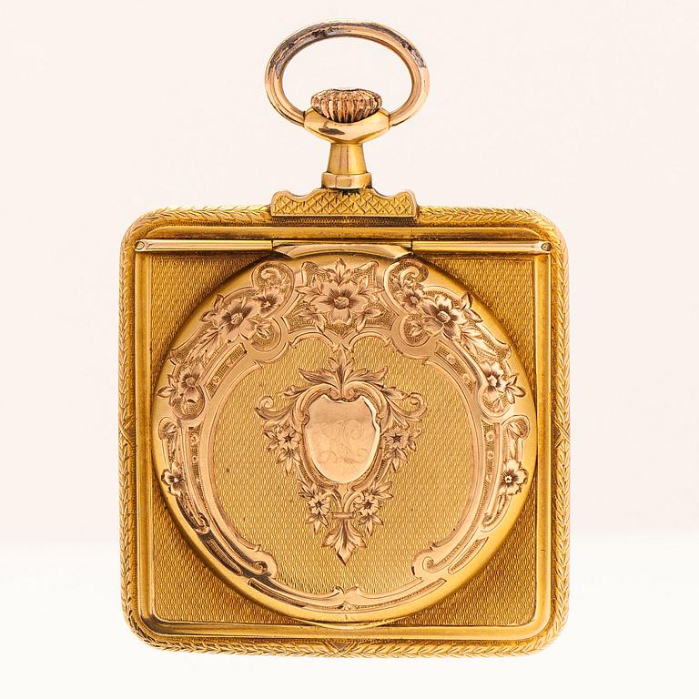 Invicta, pocket watch, 50 x 50 mm.