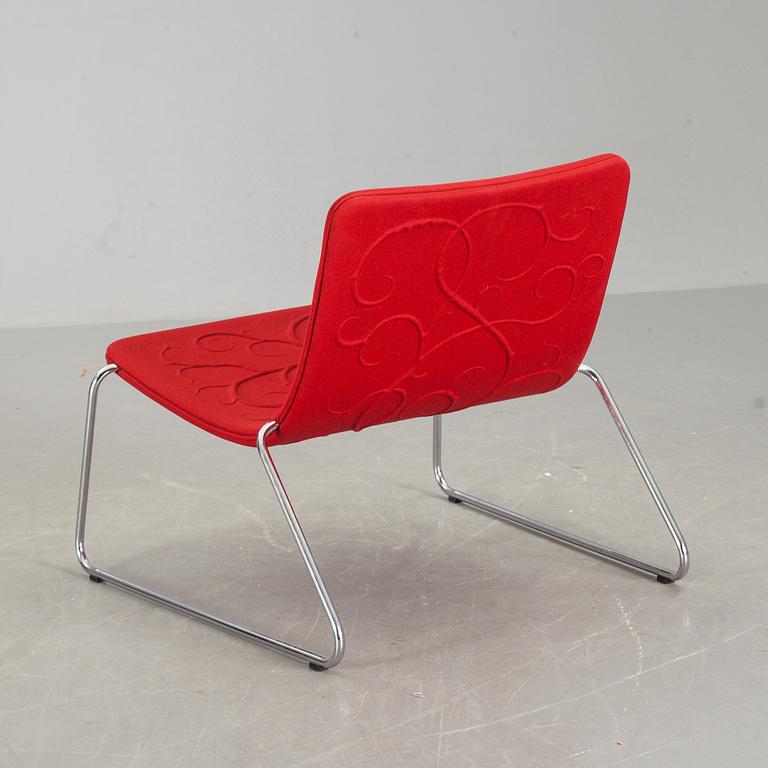 FÅTÖLJ, "Snooze", design Stefan Borselius & Fredrik Mattsson, 2004, Blå Station.