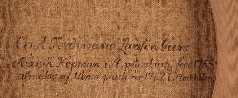 Ulrica Fredrica Pasch, "Carl Ferdinand Lorentz Giers" (1755-1798).