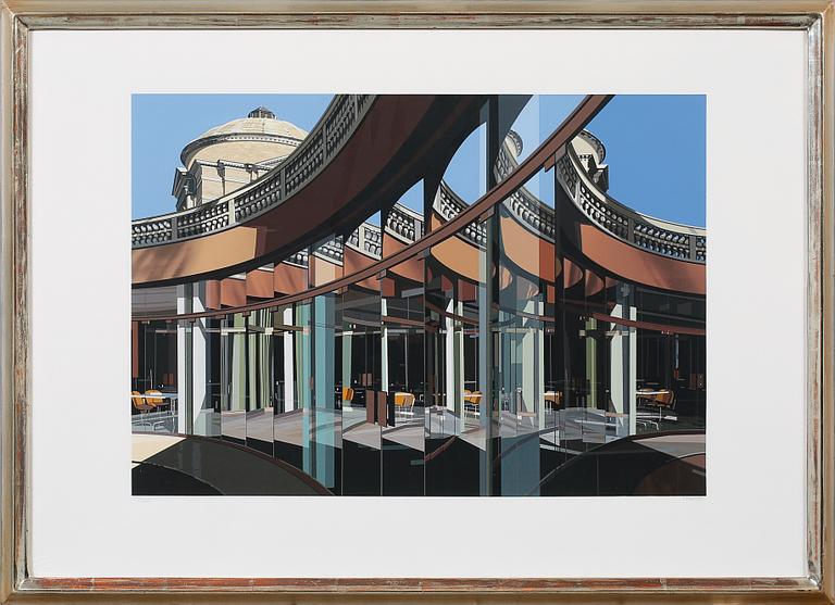 RICHARD ESTES, färgserigrafi, signerad och numrerad 209/250.