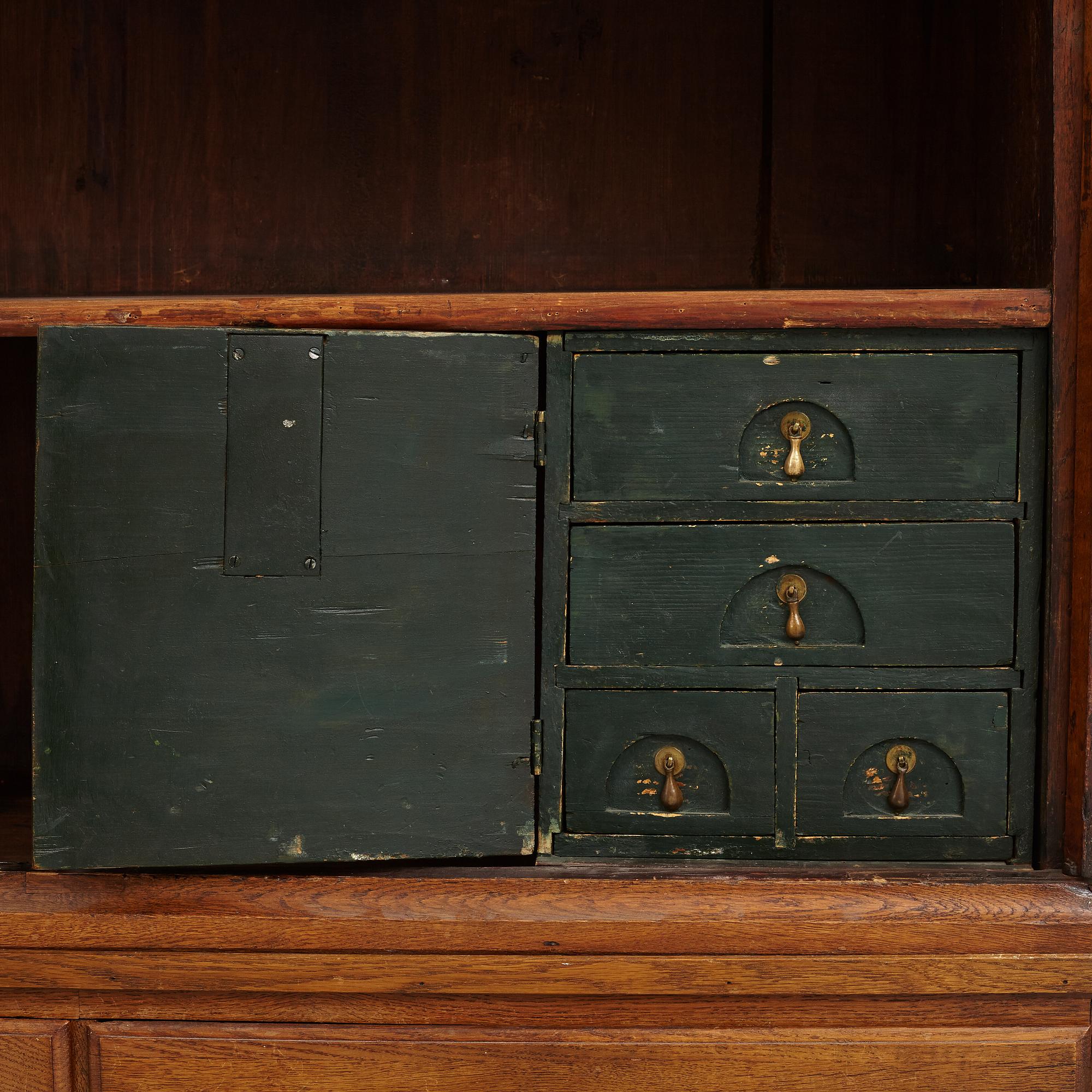 A Baroque Oak Cabinet, second half of the 18th Century.
