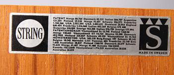 STRINGHYLLA,  golvmodell. 1950/60-tal. Formgiven av Nisse Strinning för String Design AB, 1949.