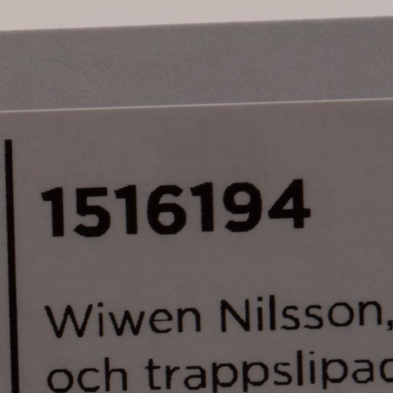 A pair of silver earrings set with step-cut rock quartz crystal by Wiwen Nilsson, Lund 1943.