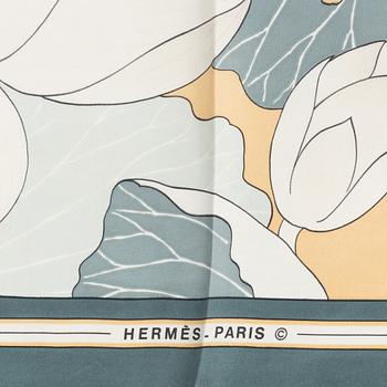 Hermès, scarf, "Fleurs de Lotus".