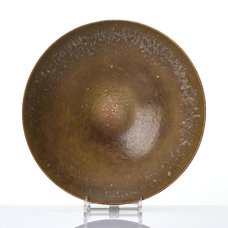 Carl-Harry Stålhane, a stoneware dish, Rörstrand, Sweden 1950s.