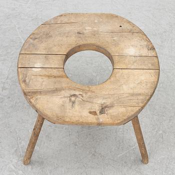 Stool, folk art probably 19th century.