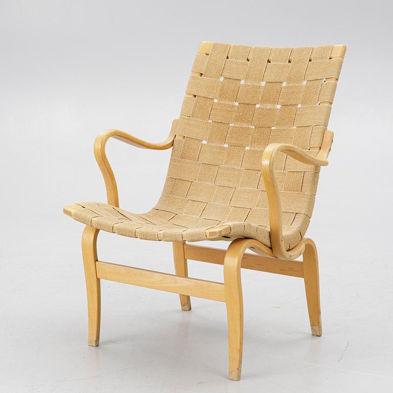 Bruno Mathsson, Armchair, "Eva", Firma Karl Mathsson, Värnamo, Sweden 1972.