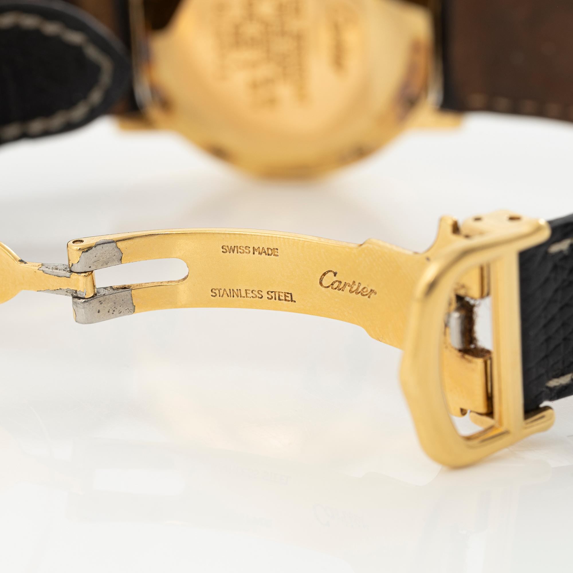 Must de Cartier, Must Ronde, wristwatch, 33 mm.