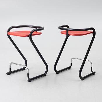 Börge Lindau & Bo Lindekrantz, barstolar, 4 st, "S70-3", Lammhults Möbel AB, 1990.