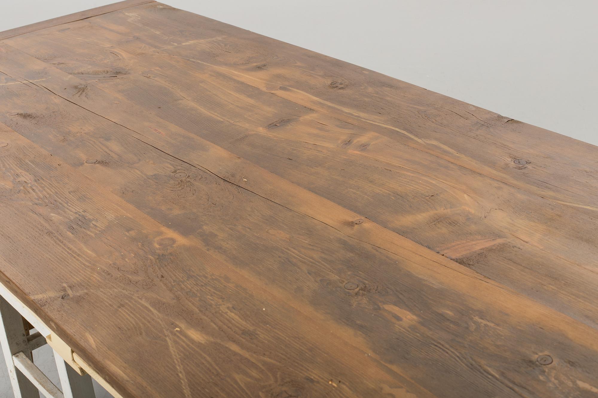 MATBORD med PALLAR 9 st, 1900-tal.