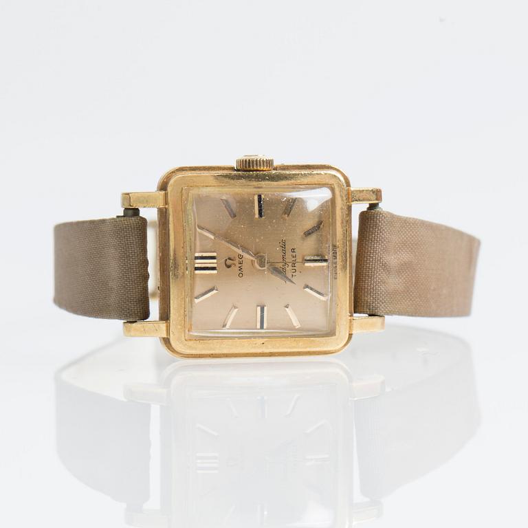 ARMBANDSUR, dam, Omega, "Lady Matic" Turler, tidigt 1960-tal.