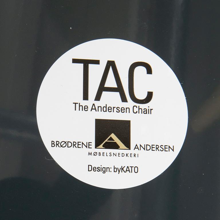 Stolar 6 st  "TAC", design av byKATO för Bröderna Andersen Möbelsnickeri Danmark samtida.