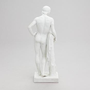 Bertel Thorvaldsen, efter. skulptur, "Adonis", Bing & Gröndahl, Danmark.