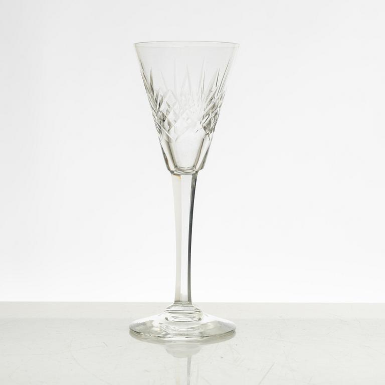 A 44-piece "Helga" glass service, Kosta, Sweden.