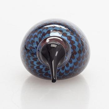 Oiva Toikka, glass bird, marked 'Myiittala O. Toikka IITTALA'.