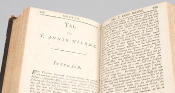 PARTI BÖCKER, 7 st, bla "Schwedisches Land-Recht wie dasselbe...", 1709, 1700-tal.