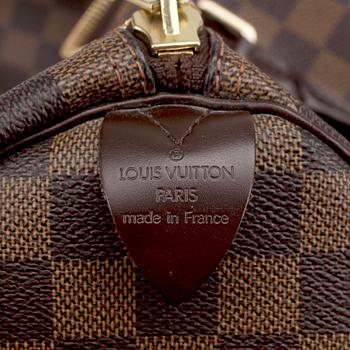 LOUIS VUITTON, a damier canvas weekend bag, "Keepall 50".