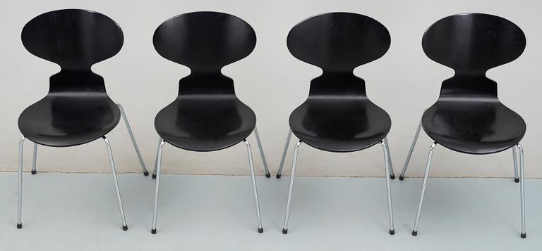 STOLAR, 4 st, "Myran", Arne Jacobsen, Fritz Hansen.