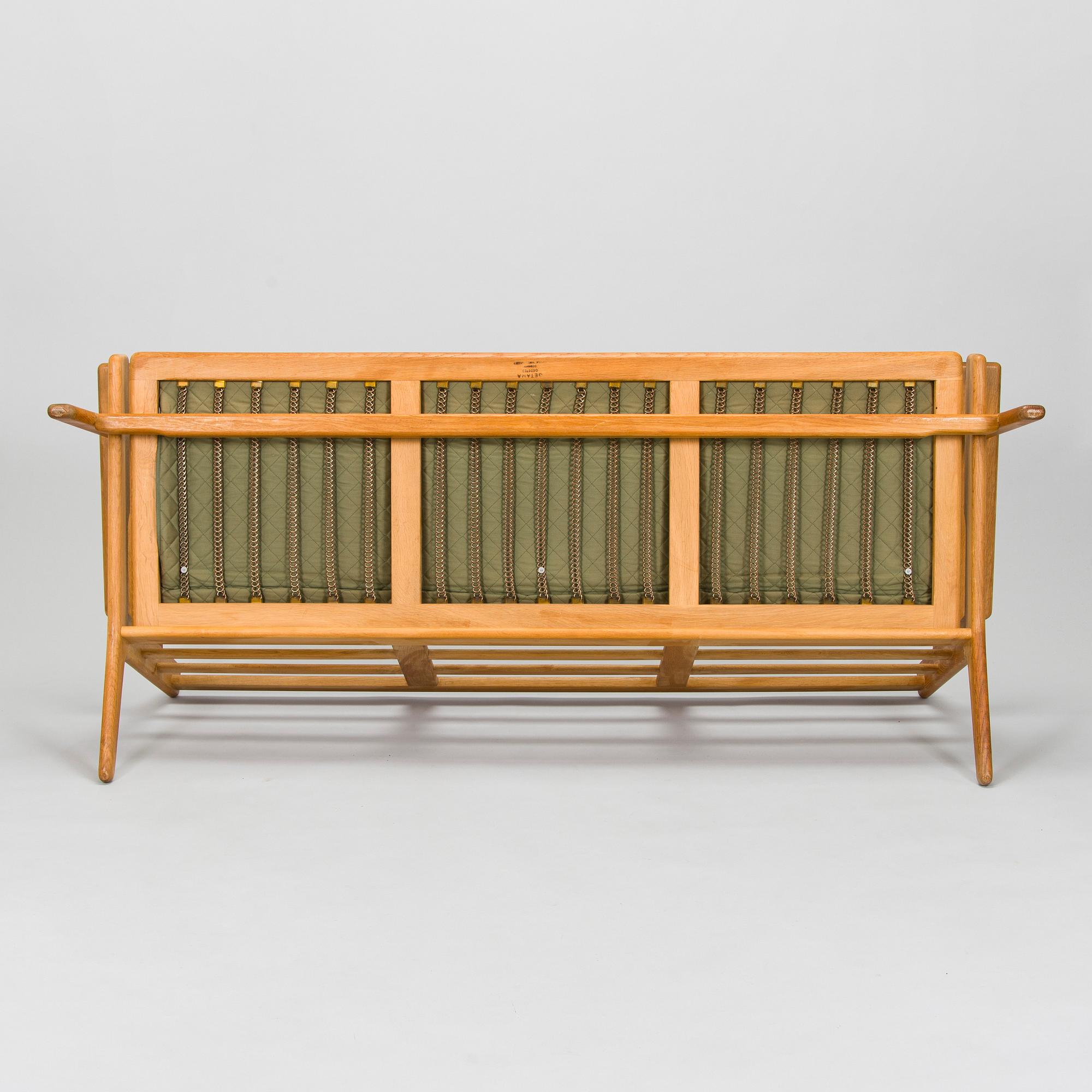 Hans J. Wegner, a 'GE 290' sofa for Getama, Gested, Denmark.