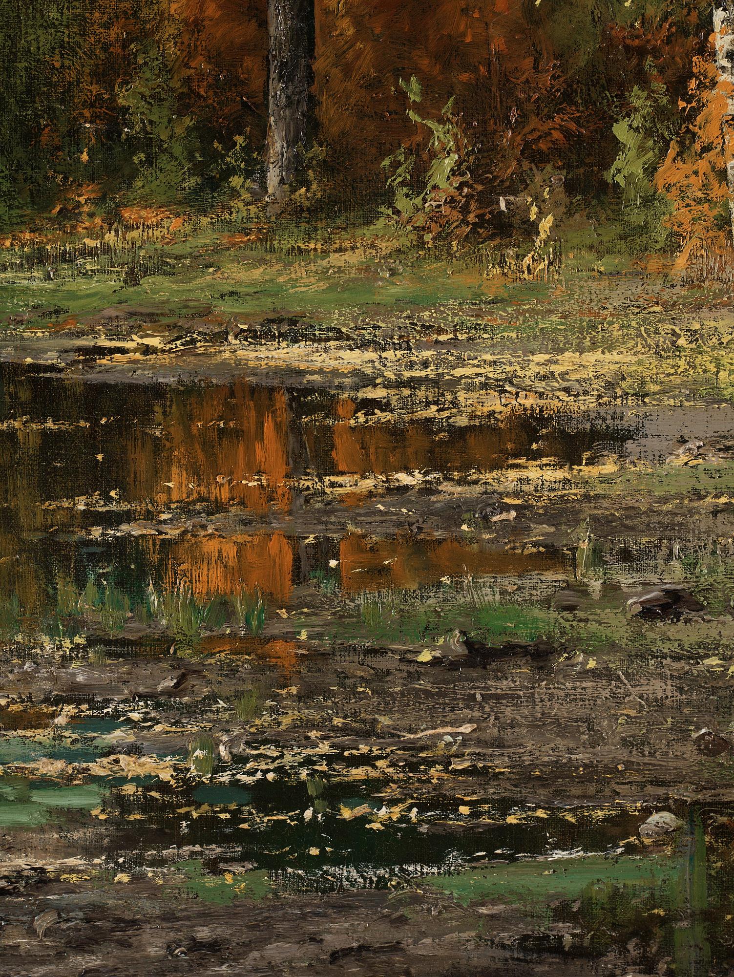 Arvid Mauritz Lindström, Autumn landscape.