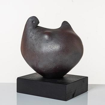 Claes Thell, skulpturer, 2 st, signerade.