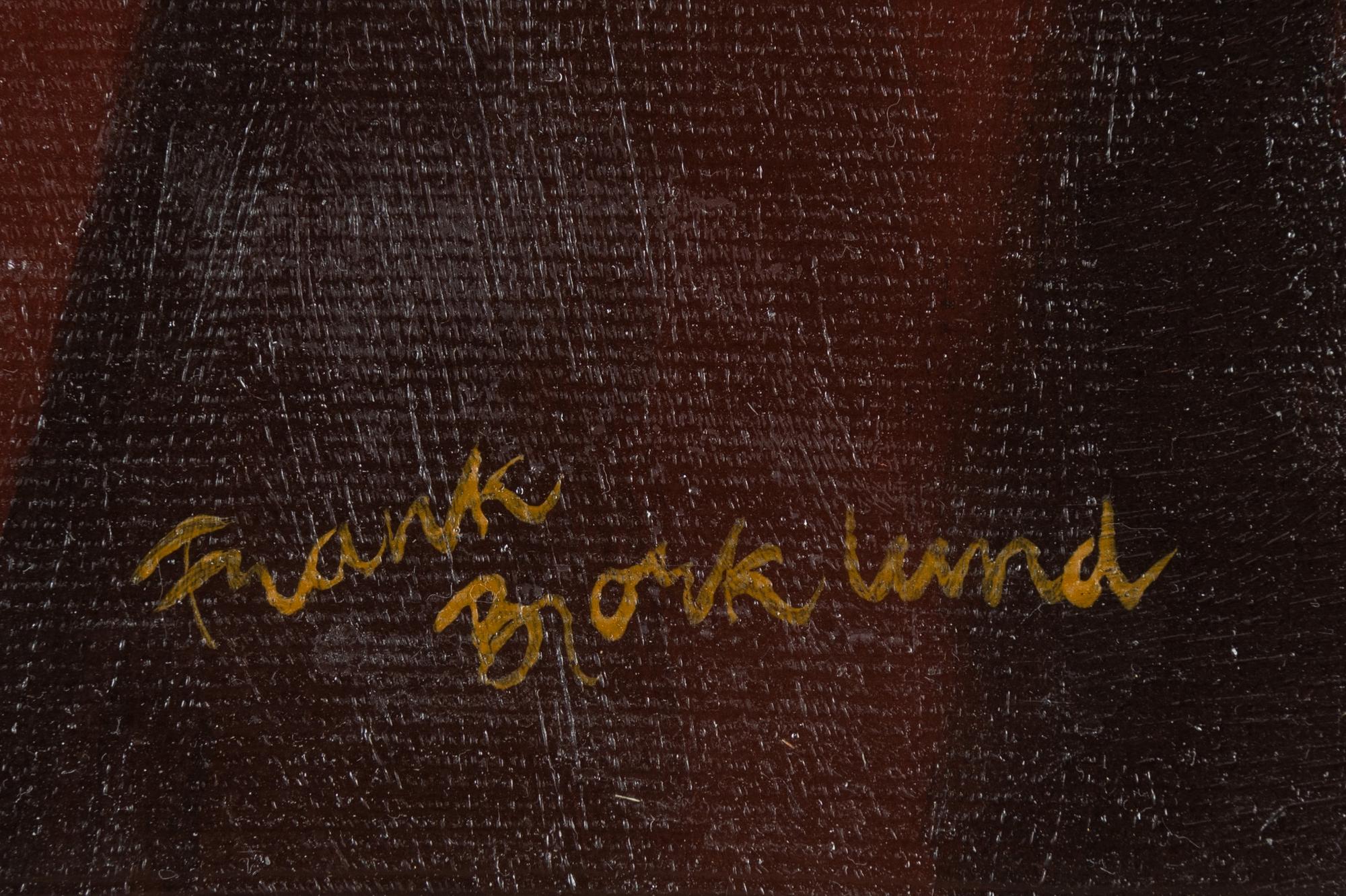 Frank Björklund, oil on canvas, signed.
