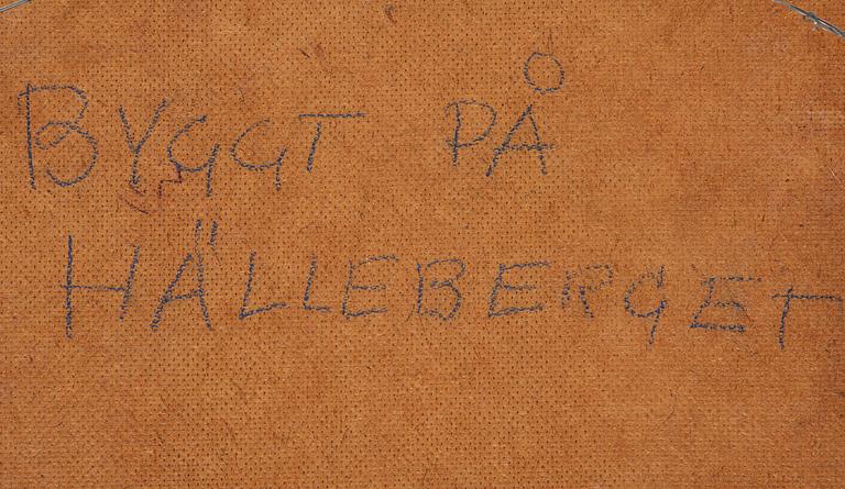 Gösta Adrian-Nilsson, "Byggt på Hälleberget".