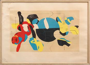Lage Lindell, Color lithograph, signed, numbered 109/200. - Bukowskis