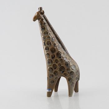 Lisa Larson, figurin, stengods, "Giraff", ur serien "Stora Zoo", Gustavsberg.