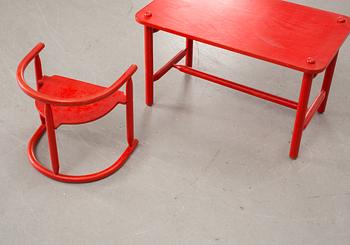 BARNRUMSMÖBLEMANG, 2 delar, Karin Mobring, IKEA, 1960/70-tal.