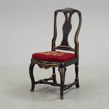 An 18th century chair.