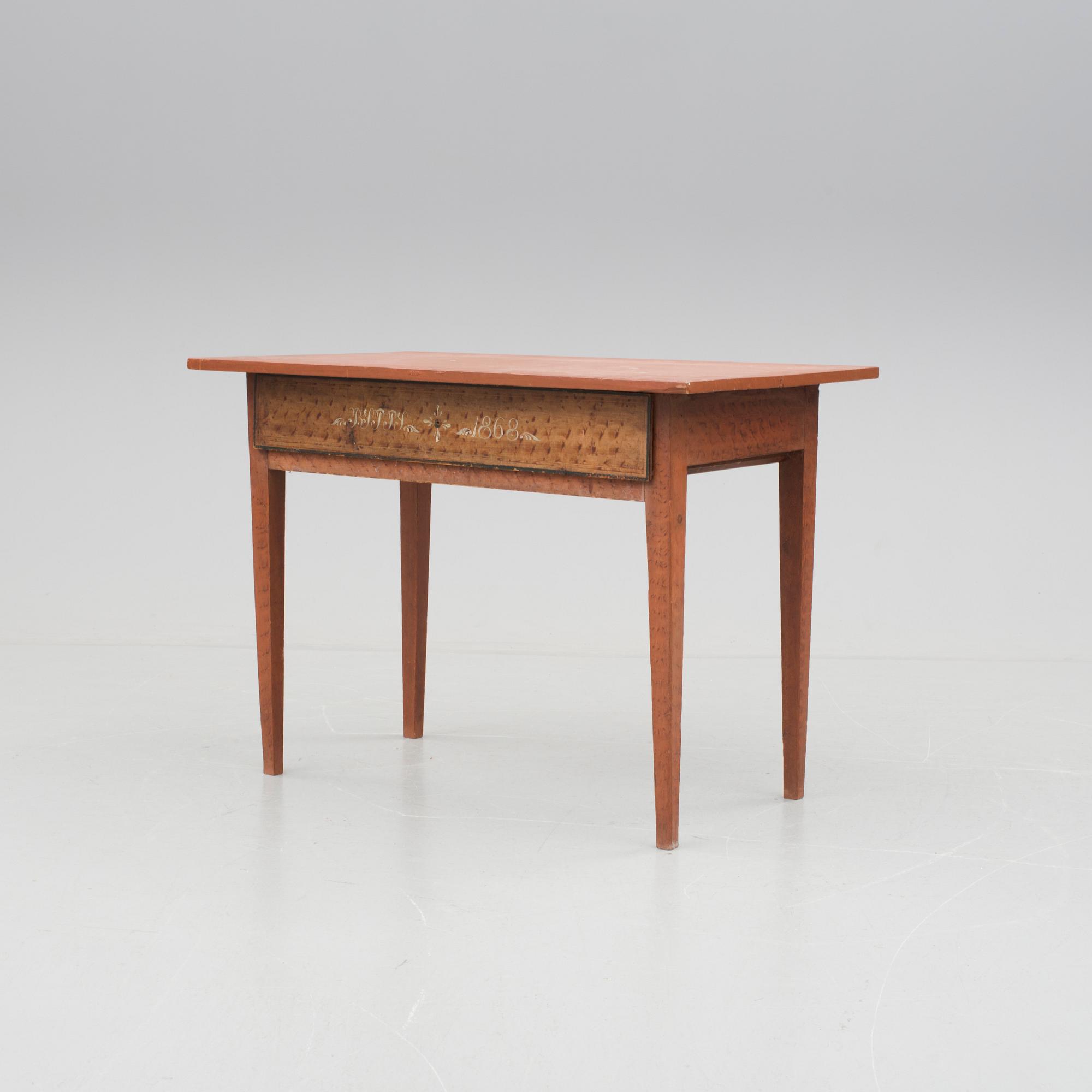 BORD, allmoge, 1800-talets andra hälft.
